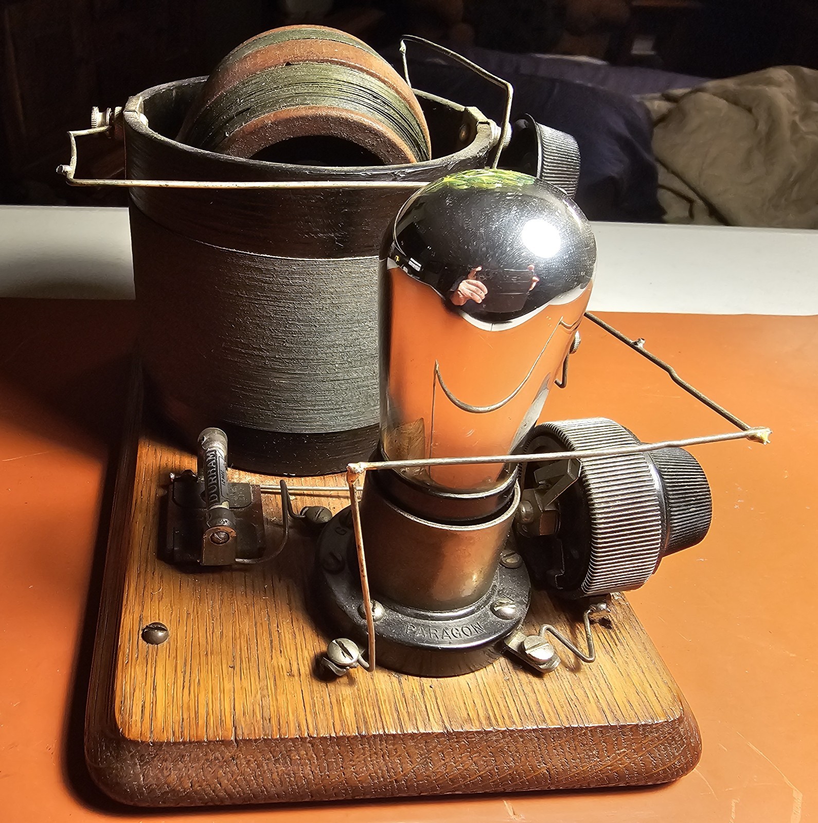 1920’s Antique Homebrew Home Made 1 tube radio