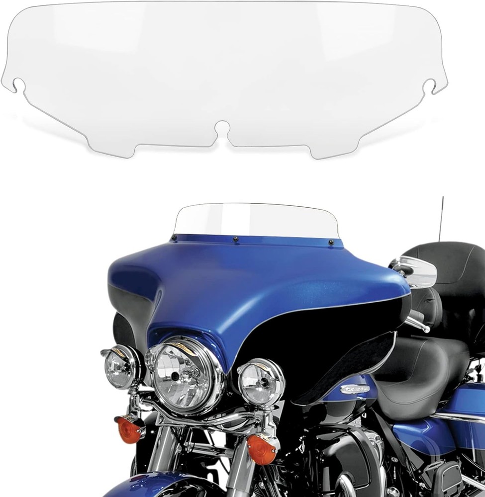 4.5" Wave Windshield Windscreen Wind for Touring 1997-2013 Clear ﻿