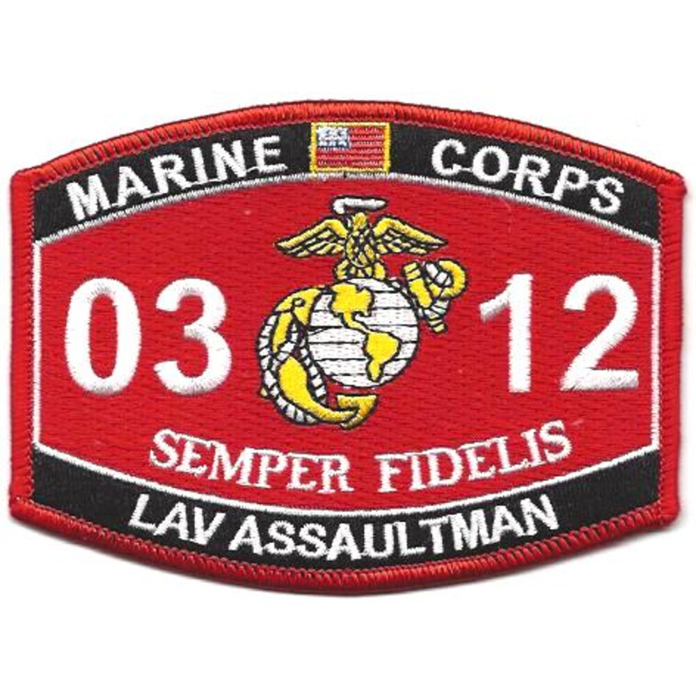0312 Light Armored Vehicle Assaultman Patch