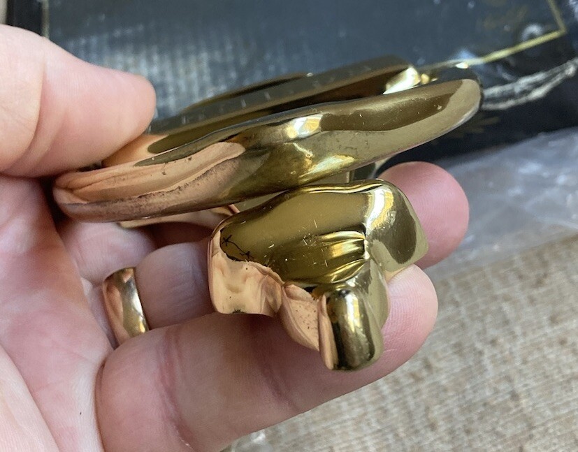 Things Remembered Solid Brass Hand Crafted Door Knocker “Phillips” Made In Spain
