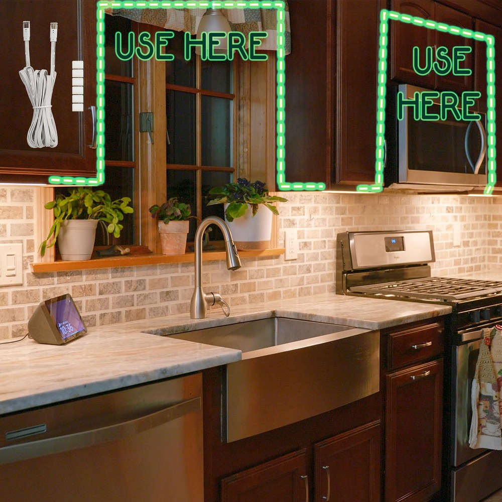 150 Connecting Wire Use With Smart Under Cabinet Lighting Kits Includes 6 Wire