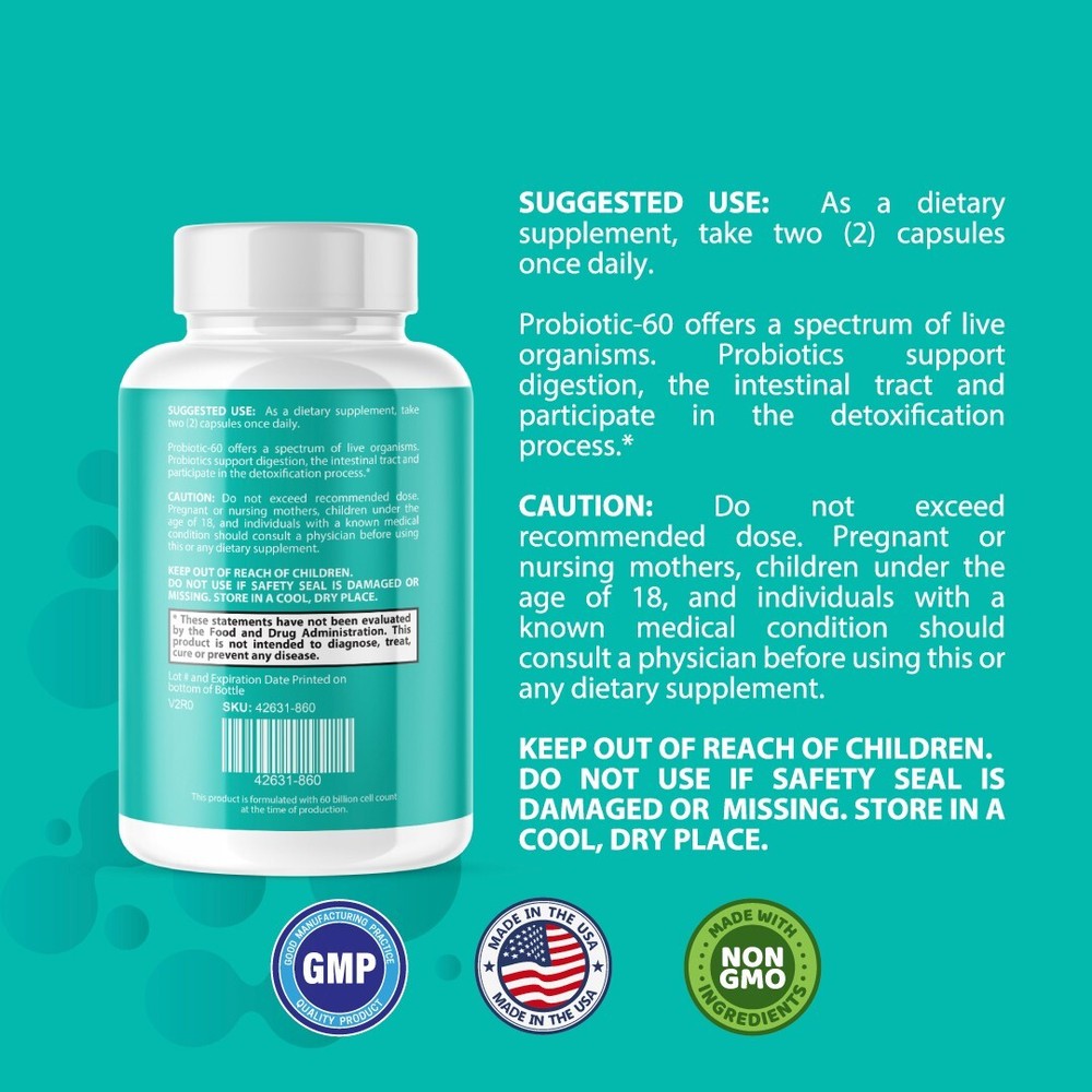 Gutoptim- Digestive Support- 2 Bottles- 120 Capsules