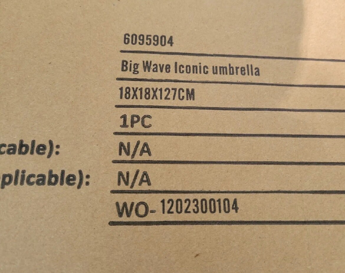 Kona Beer Outdoor Patio Deck Umbrella Tiki Beach Bar Hawaii New MIB