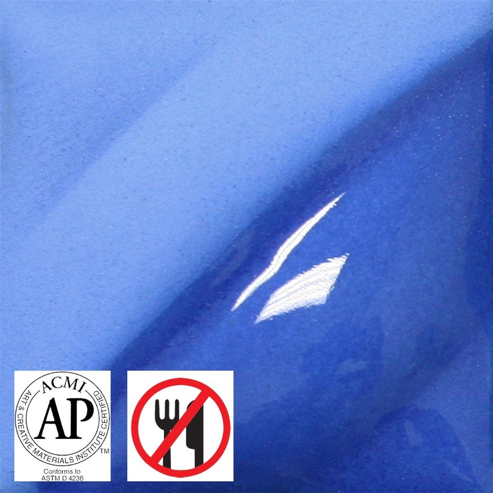 AMACO Velvet Underglaze 2 oz. Medium Blue