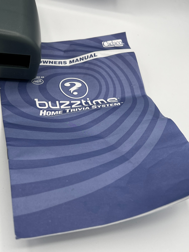 Vintage Buzztime Home Trivia System Plug N Play System Electronic Interactive