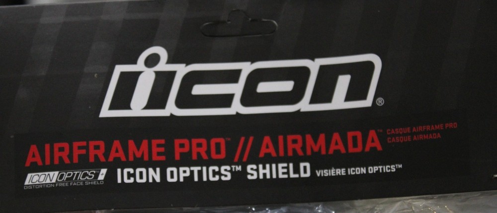 RIDEICON VISOR INSERT PART #01300478 SHIELD OPTICS DARK SMOKE