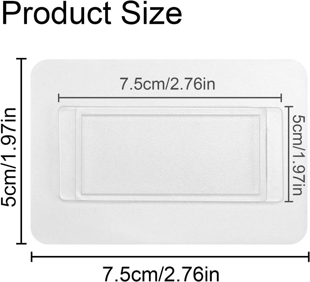 Boperzi Replacement Adhesive Strip for Toothbrush Holder Wall Mounted Toothpaste