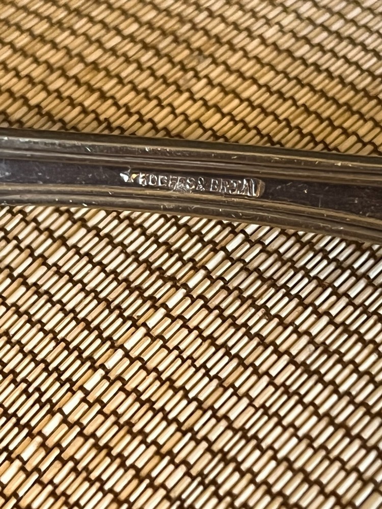 William & Rogers Silver Plate Large Serving Salad Spoon