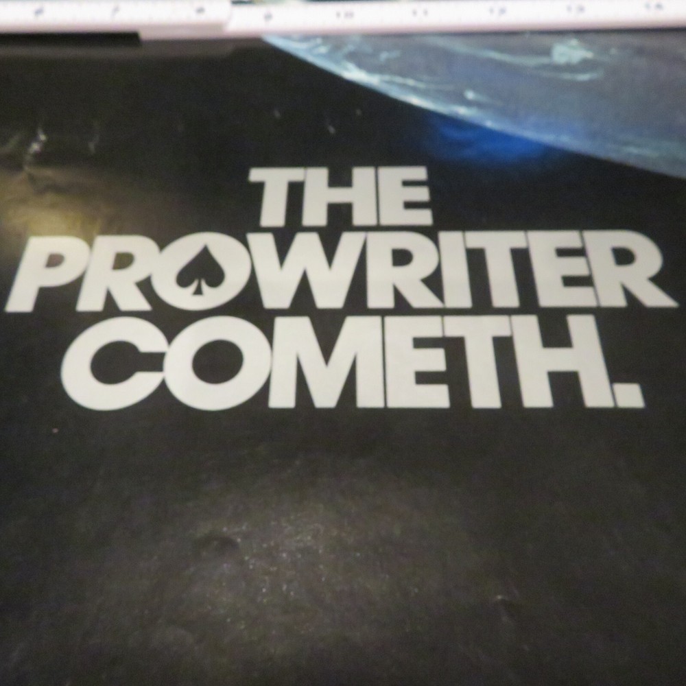 Rare Vintage The Prowriter Cometh 80's Computer Software 20" x 30" Poster