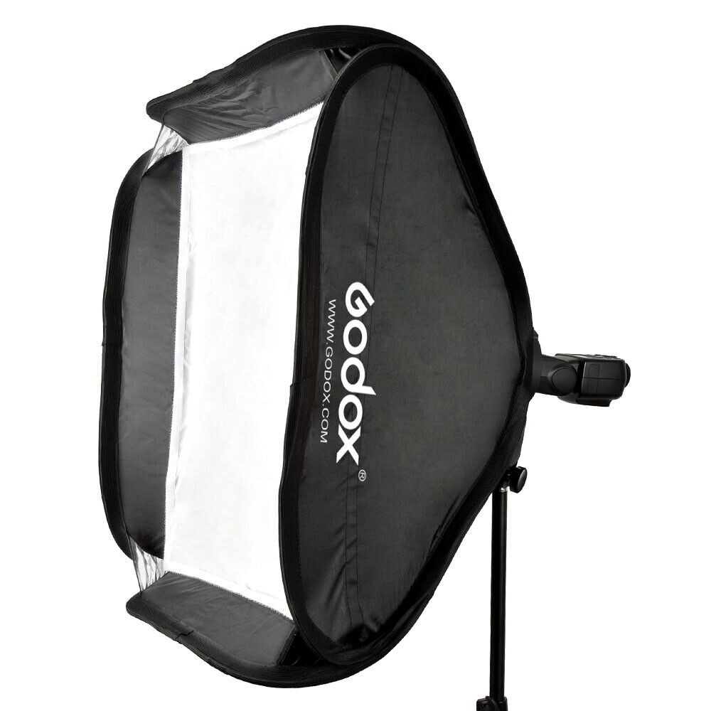 Godox 80cm Foldable Bowens Mount Softbox with Grid & S-type Speedlite Bracket