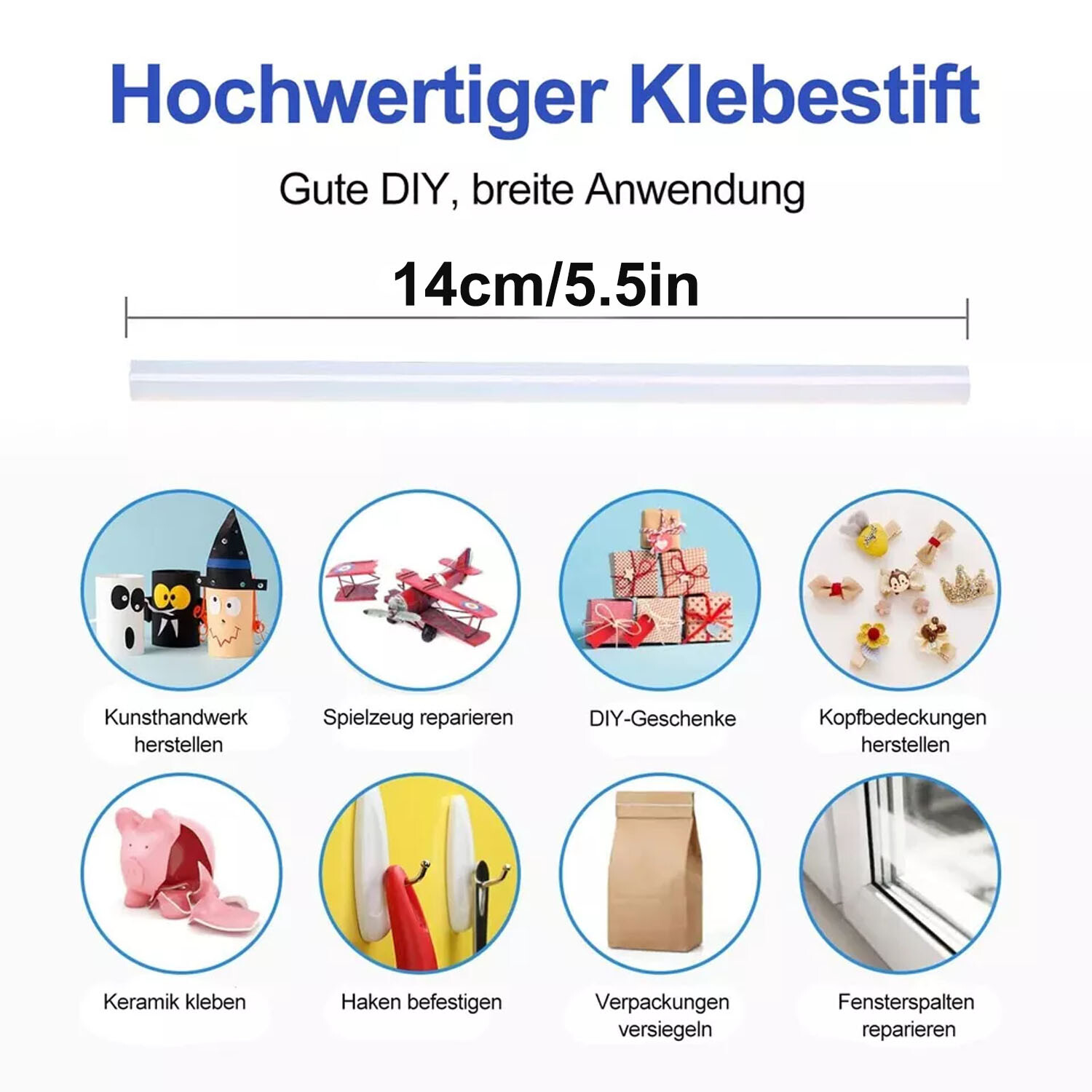 Cordless Hot Melt Glue Gun For Crafts & DIY Art For Milwaukee 18V Li-ion Battery