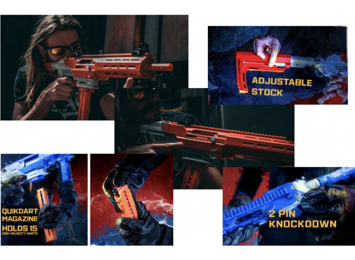 GameFace Prime Spring Powered Foam Dart Blaster