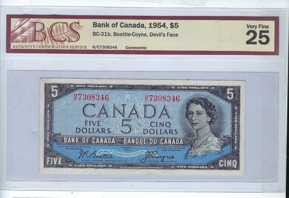 Canada BC-31b BCS VF25 Devils Face