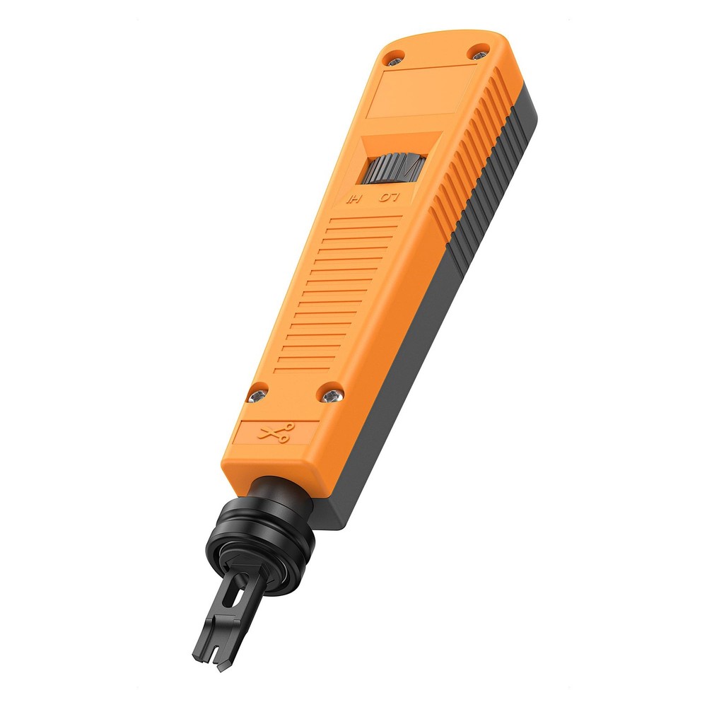 Cat6 Punch Down Tool, 110 Blade, Network Cable Installer Kit, Orange
