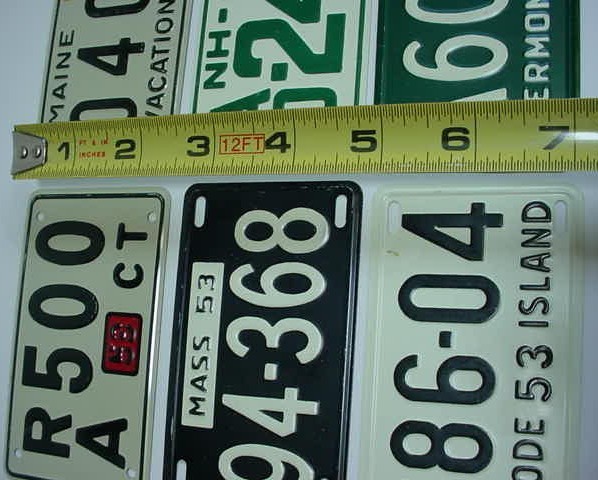1953 Bicycle License Plates