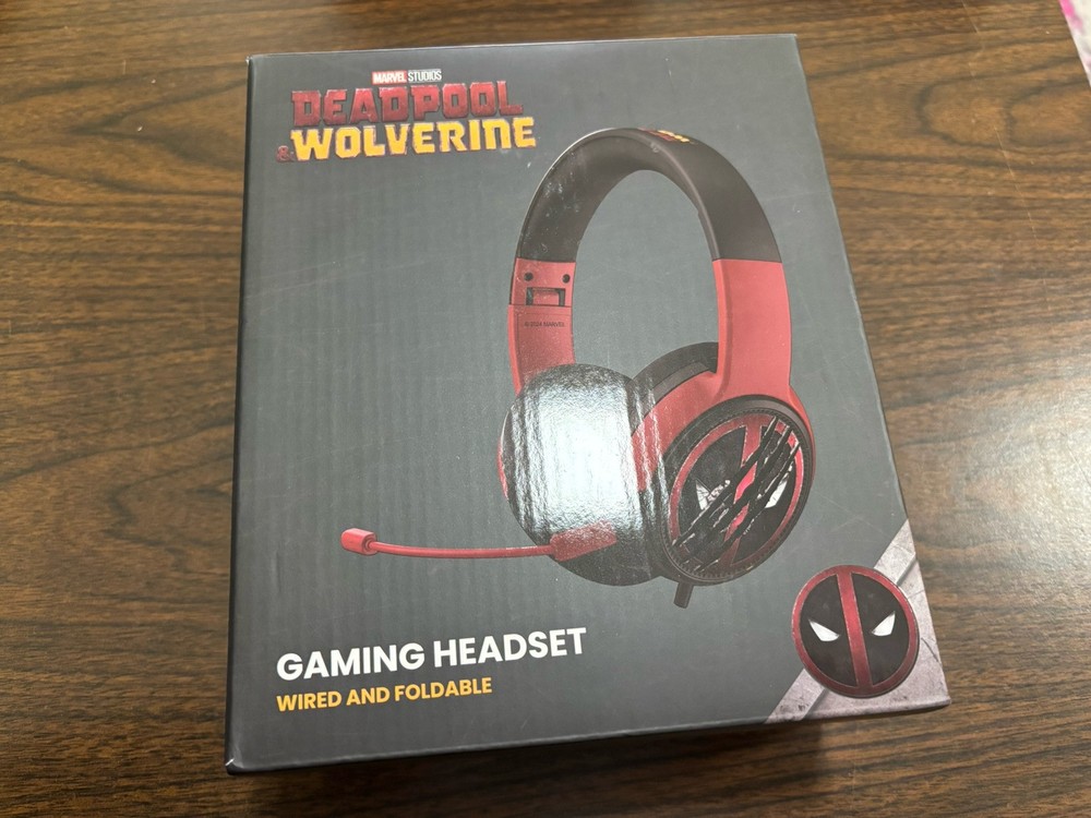 Marvel Studios Deadpool & Wolverine Gaming Headset Wired And foldable 3.5mm Jack