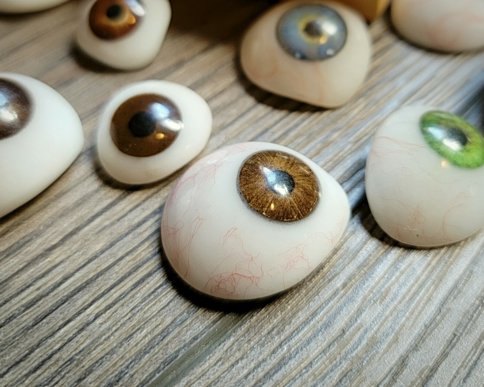 Prosthetic Human Eyes, Vintage Style Acrylic Fake Eyes, Oddities, Curiosities