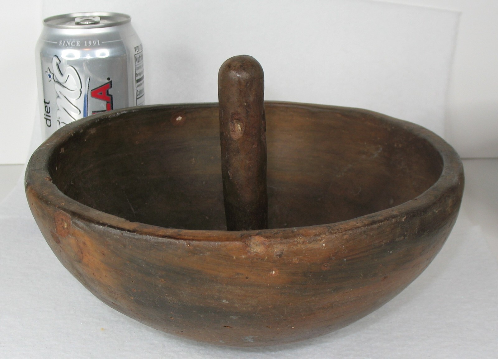 Pre Columbian Pottery Censer Incense Burner Bowl Vtg Antique Indian Culture