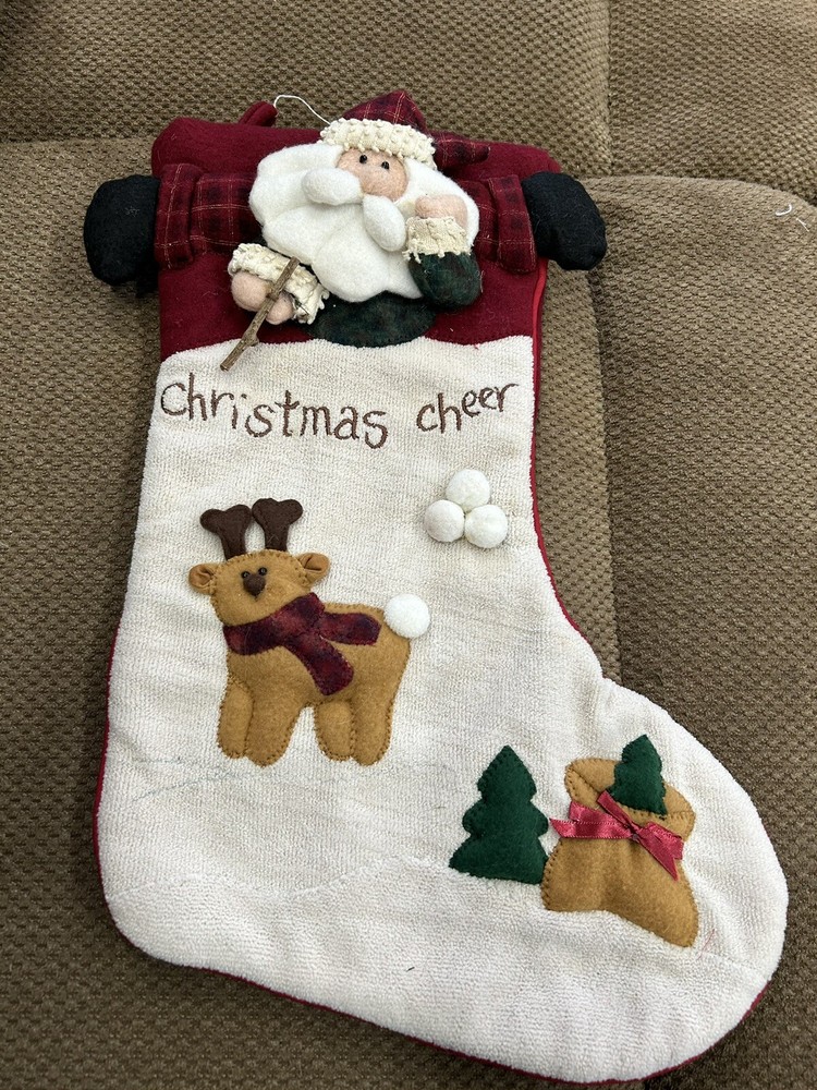 Home Interior “Christmas Cheer" Stocking