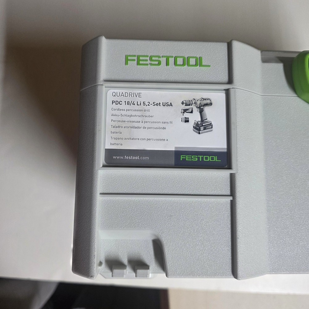 Systainer ONLY for Festool Quadrive PDC 18/14 Drill (EMPTY CASE - NO TOOL)