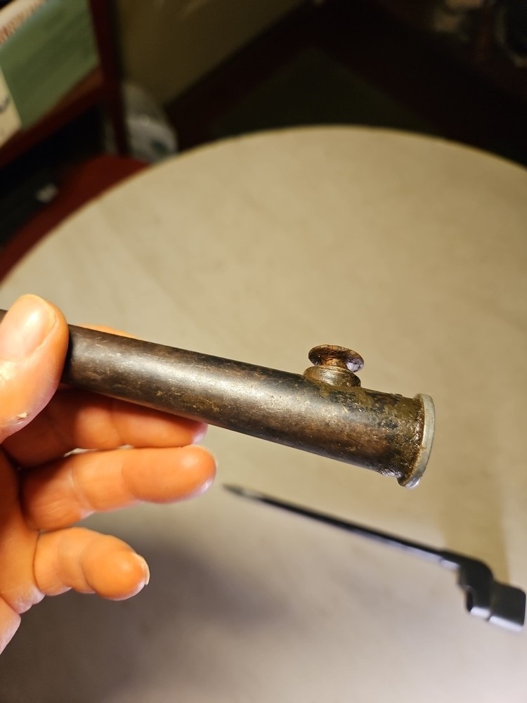 Antique WWII Bayonet With Scabbard