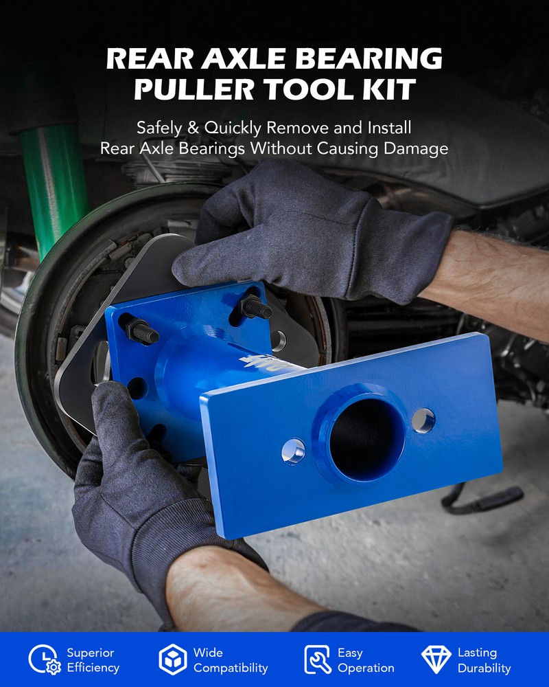 OMT Rear Axle Bearing Puller & Installer Tool Kit with ABS Tone Ring Driver Tool