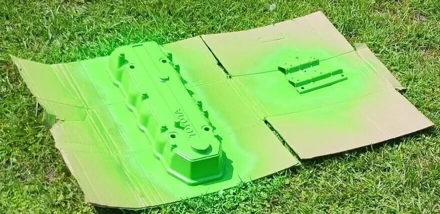 Lime Green Coating Spray Can Brake Caliper Engine Custom Ceramic Paint High Temp