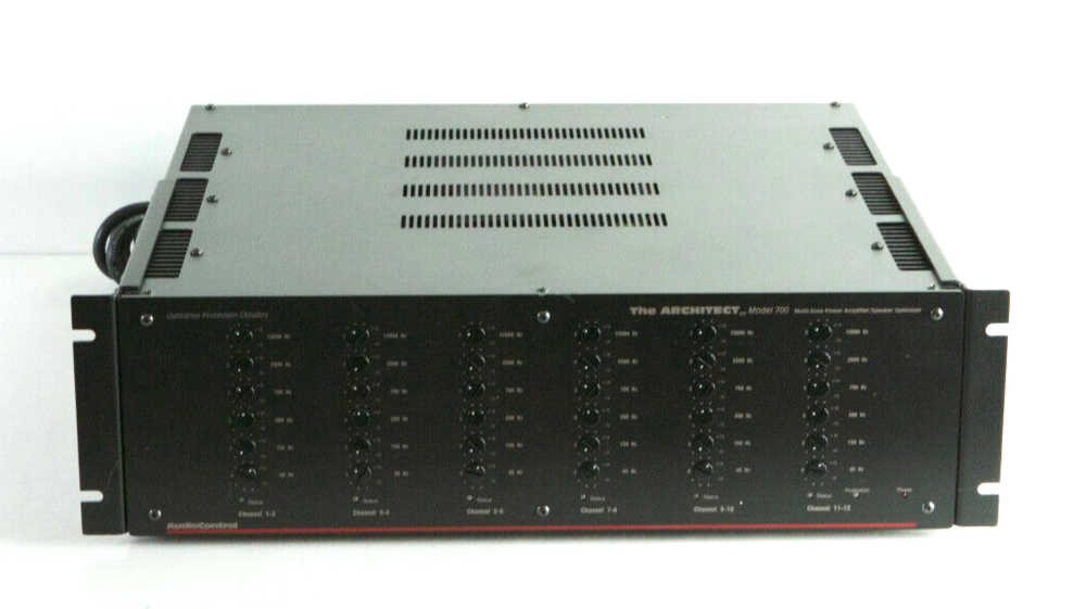 AudioControl Architect Model 700 MultiZone 12 Channel Rack Amplifier m261