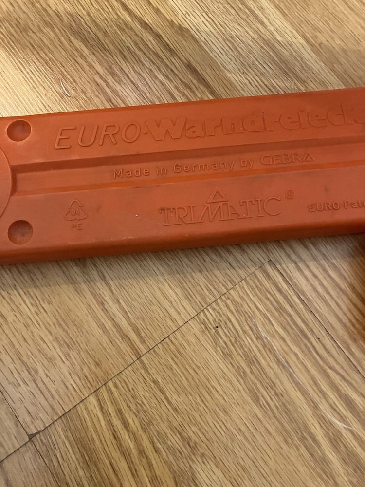 Emergency Hazard Warning Triangle with Case