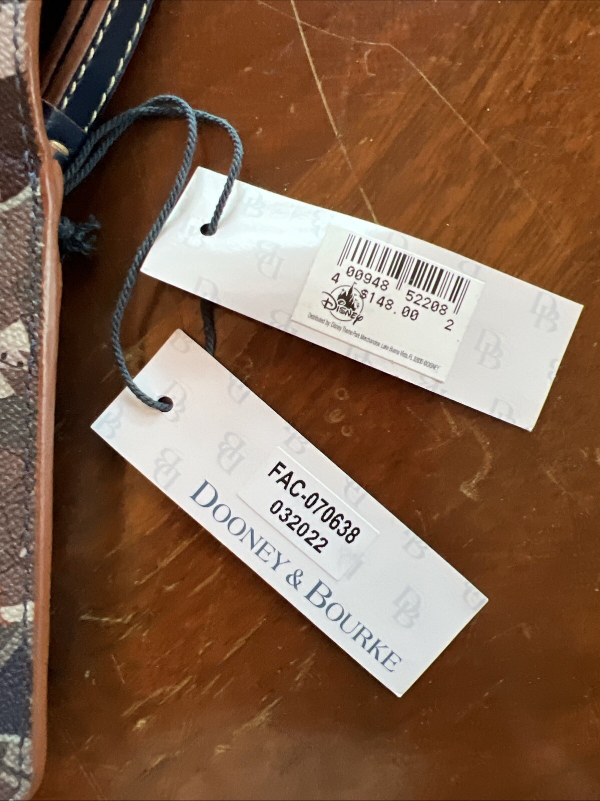 Disney Dooney & Bourke Haunted Mansion Wristlet New with Tags