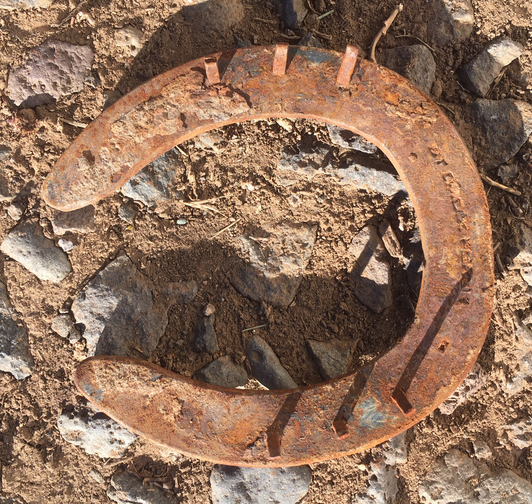 Horse Shoes, Ridden In The Rocky Mountains; Horse Shoe; Horseshoe; Horseshoes
