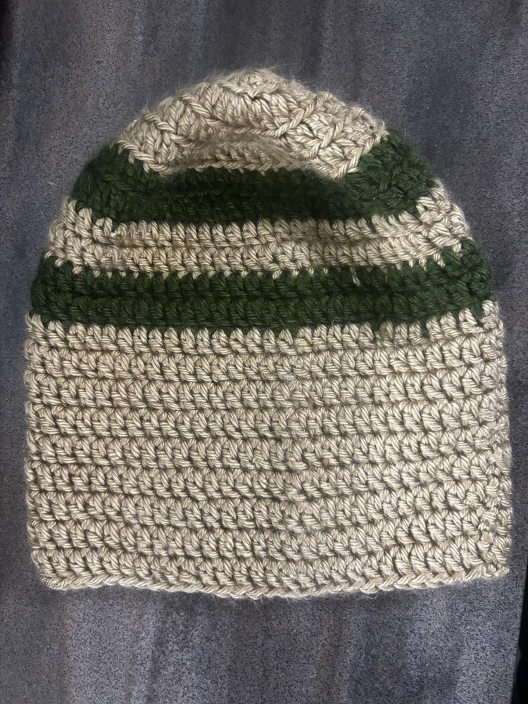 Handmade Knit Beanie One Size New