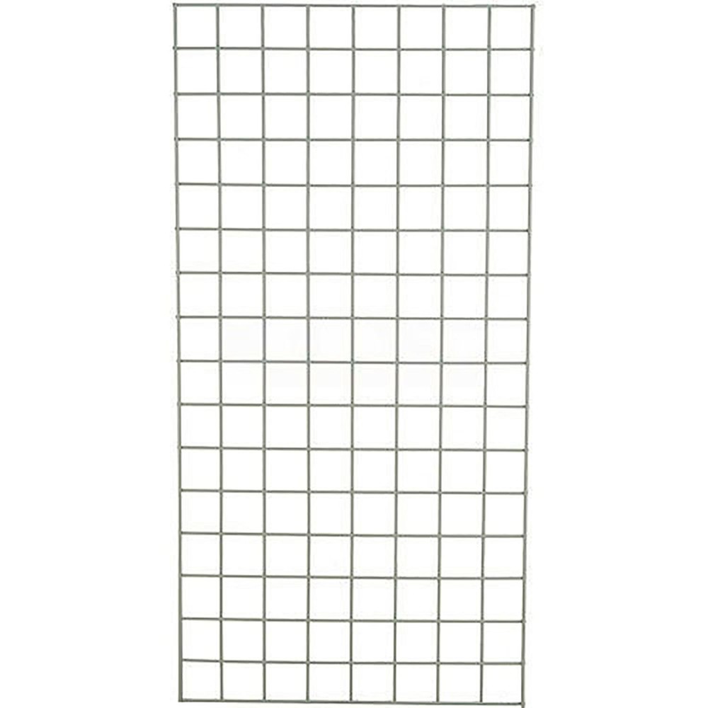 Global Industrial Wire Grid Panel Poly-Green 48" x 48"