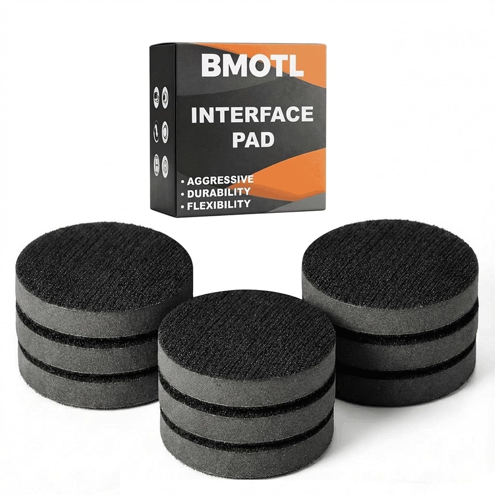 2 Inch Interface Pad: 9 Pack Hook & Loop Foam Sanding Discs Backing Pads Repl...