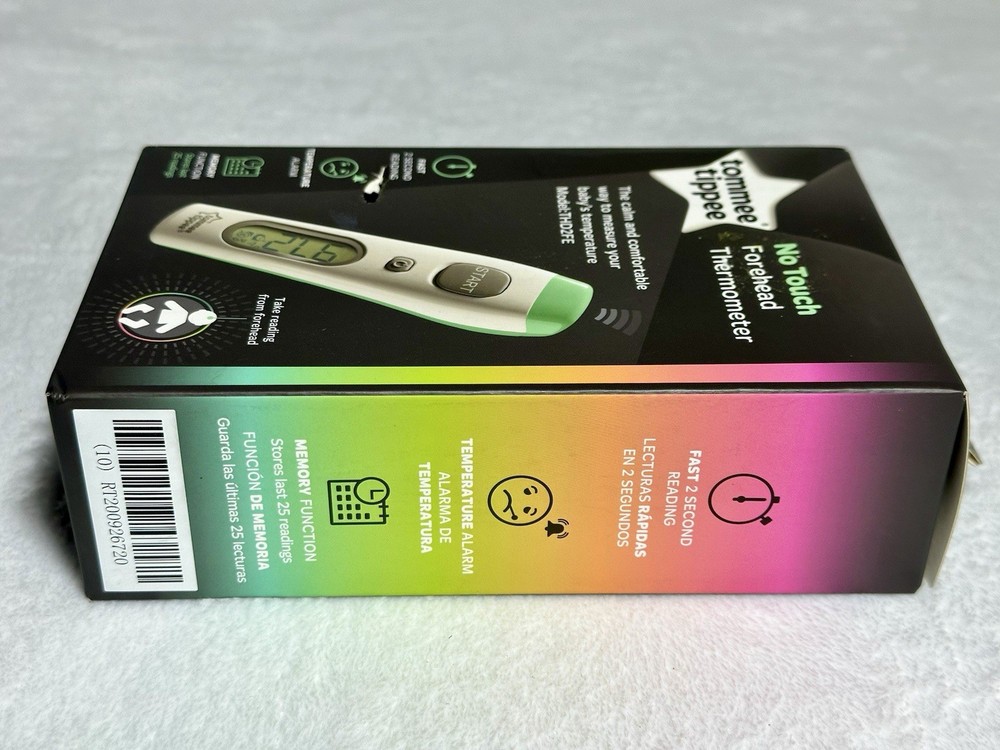 Tommy Tippee No Touch Forehead Thermometer Fast Reading Memory Function