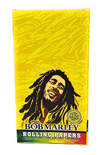 Bob Marley Rolling Papers 1 1/4 Pure Hemp Cigarette Papers (Full Display!)