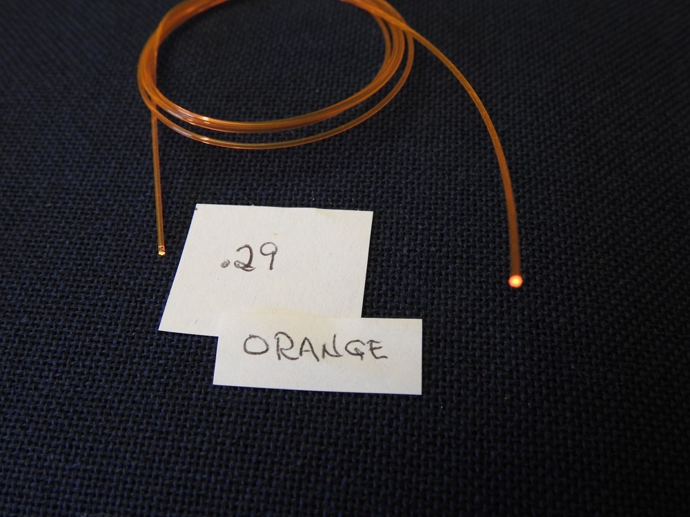 FIBER OPTICS, .029 ORANGE