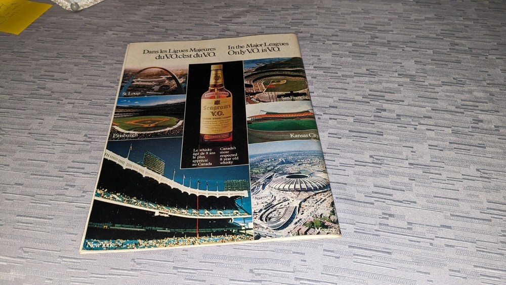 1980 Montreal Expos Baseball Program/Magazine EH
