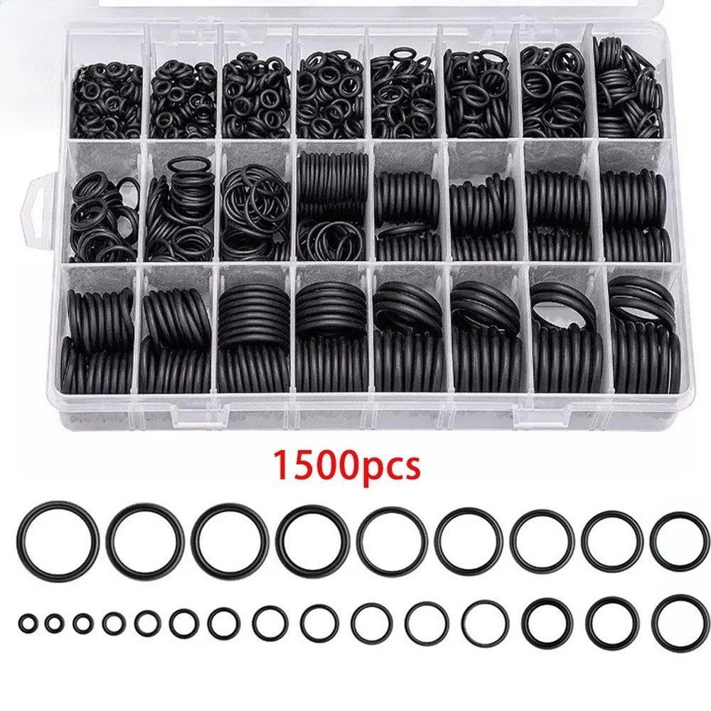 O-ring Kit Oil Resistant Comprehensive Assortment Boxed Organizer Packaging