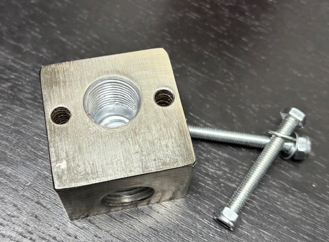 Unloader Block 1/2" fpt x 1/2" fpt