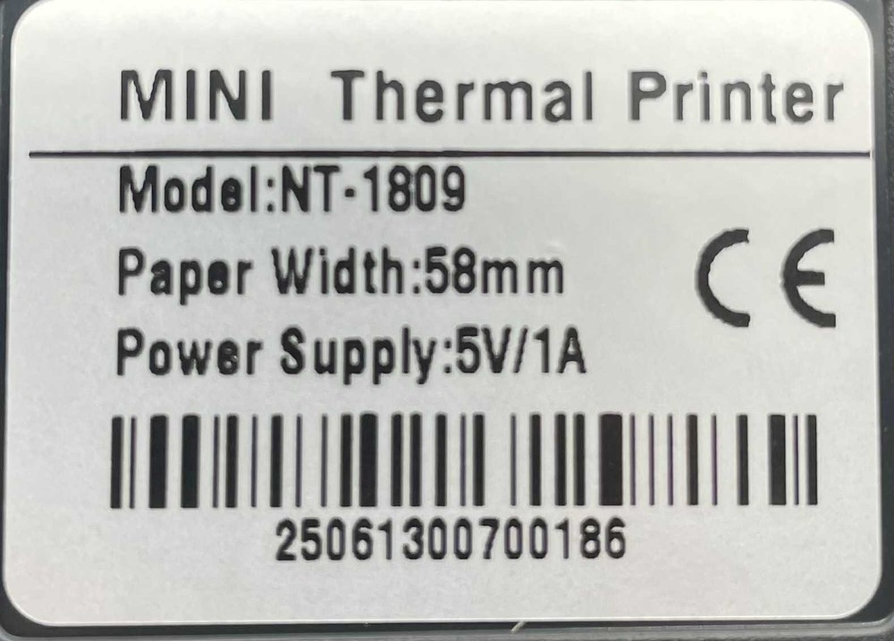 NETUM Bluetooth Receipt Printer, Portable 58mm Mini Thermal Pos Printer.