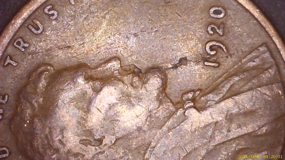 1920 Lincoln Penny Massive Errors