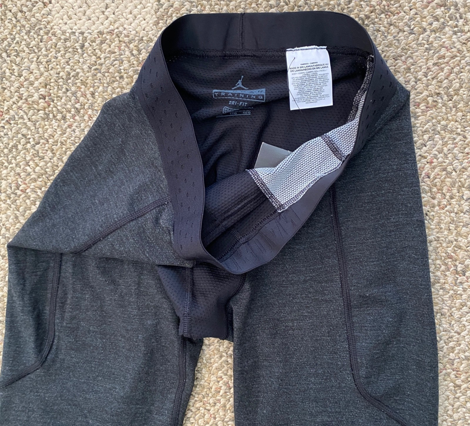 Jordan Air AJ Compression Training Tights Dri-FIT 689801-011 Mens Size 2XL