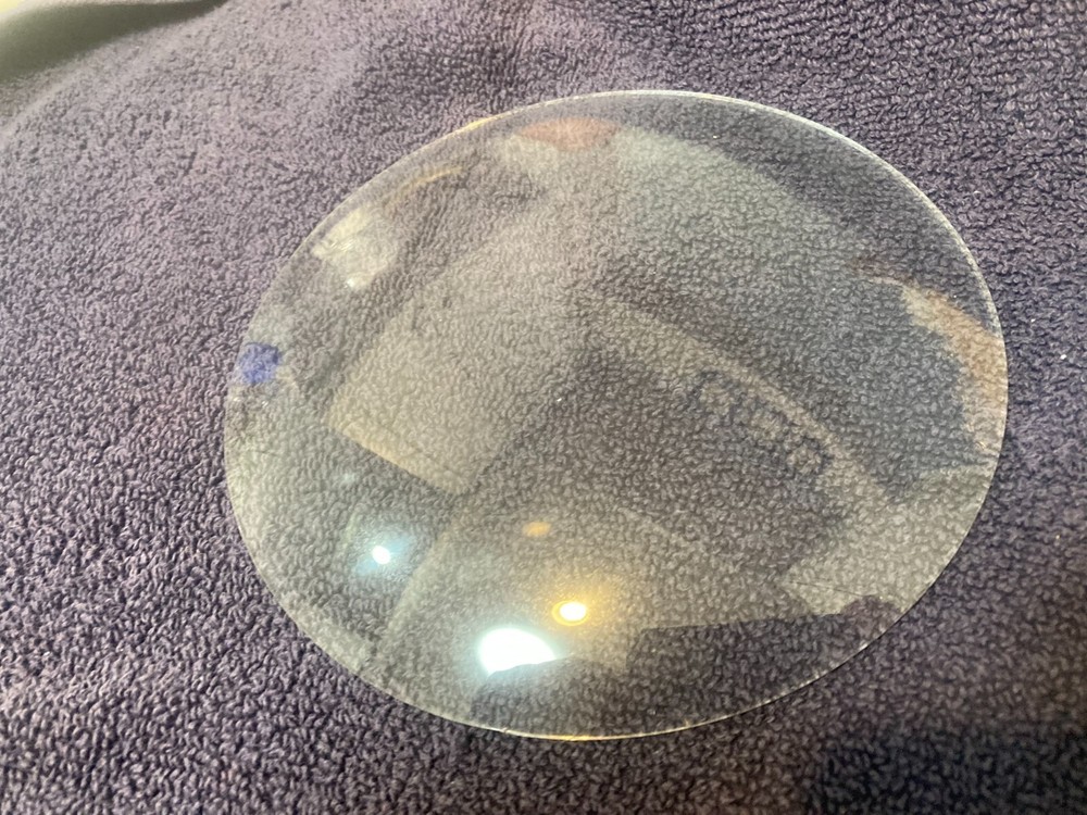 3  3/16"" Convex Clock Glass NEW