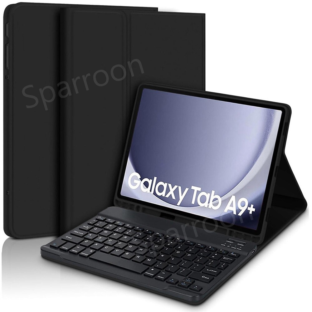 Bluetooth Keyboard & Case Cover & Mouse For Samsung Galaxy Tab A9/A9 Plus Tablet