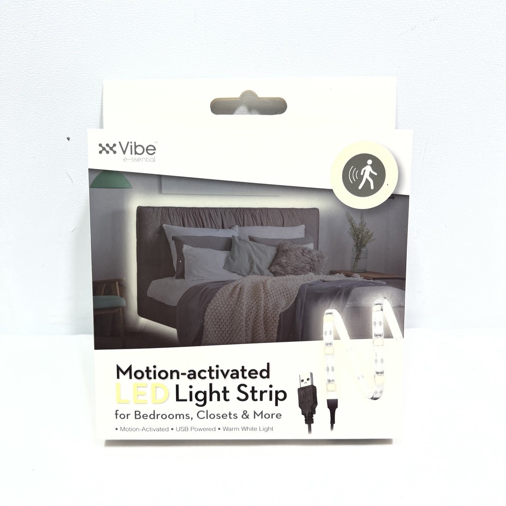 Vibe Essential Motion - Activated LED Light Strip - 1 Meter,  Warm White