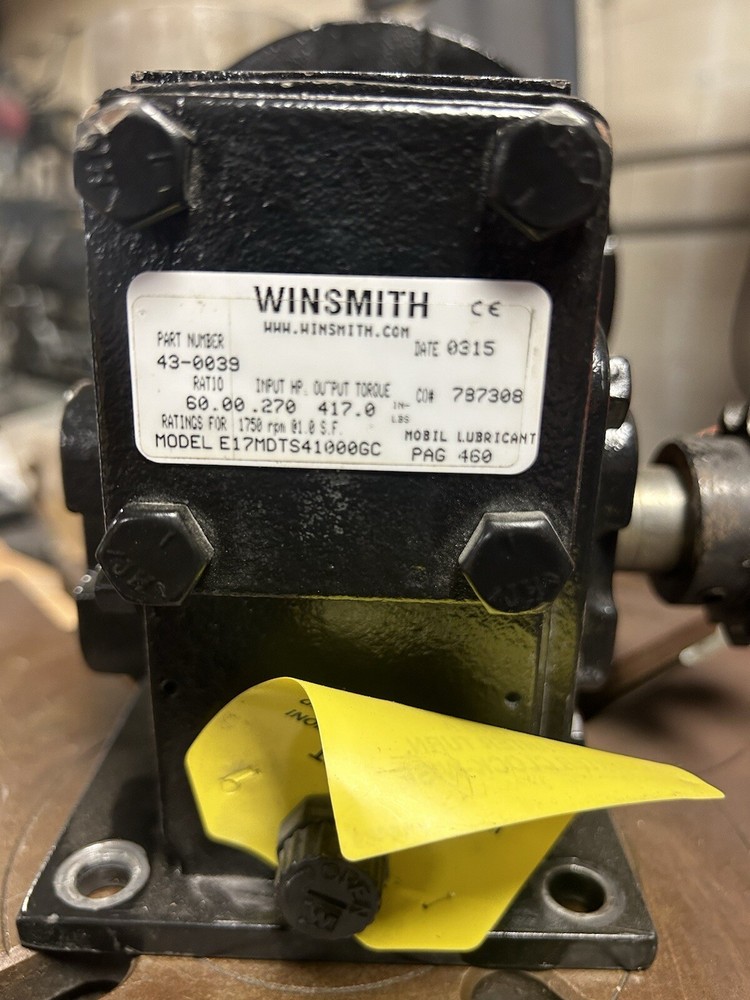 WINSMITH SE ENCORE GEAR BOX E17 60:1 RATIO .270 INPUT HP
