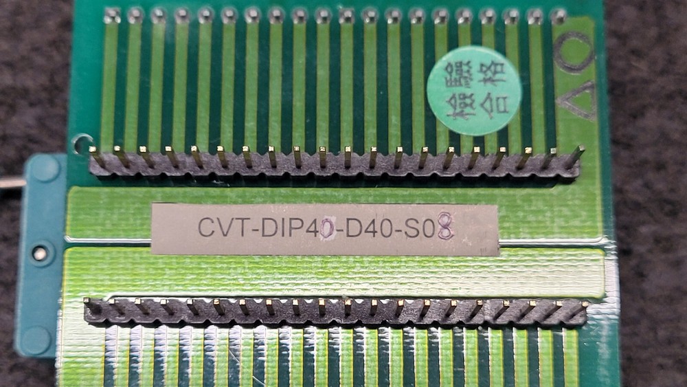 Rare PIC16C64 CVN CVT-DIP40-D40-08 IC Chip Programming Adapter Socket