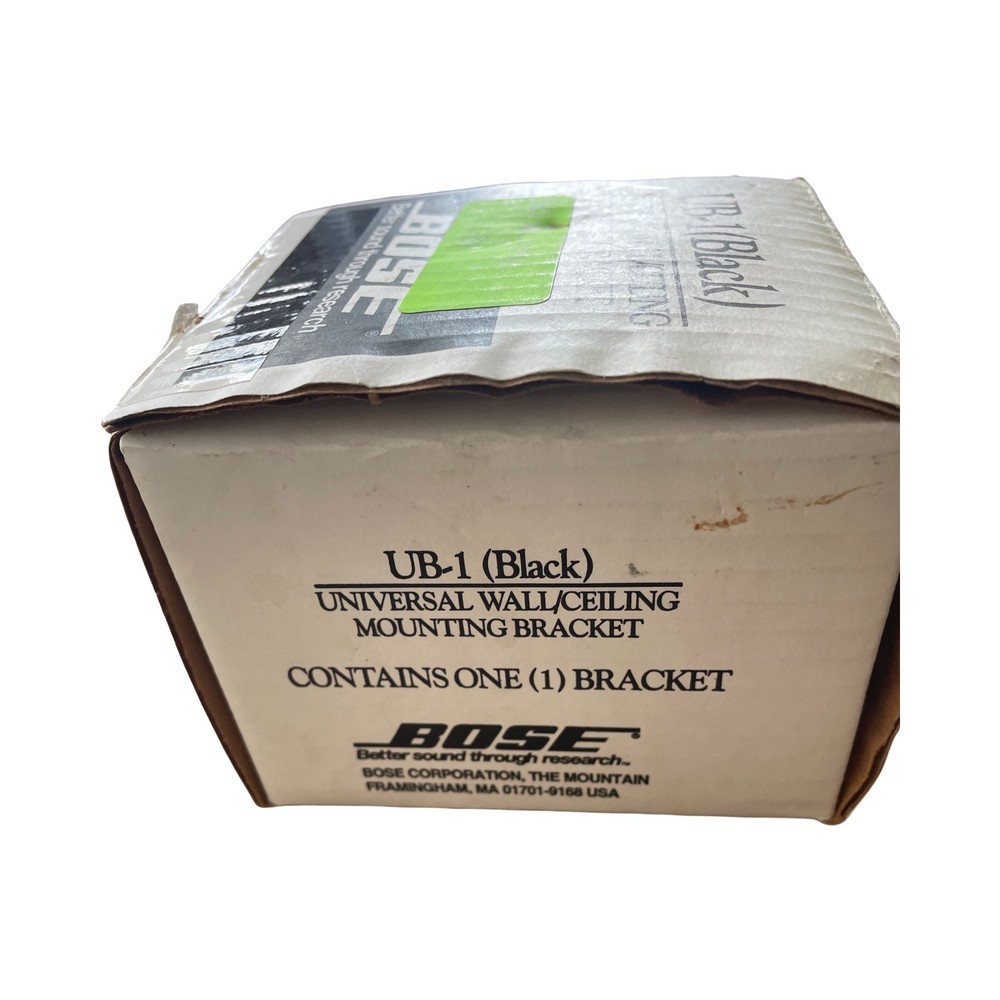 NEW BOSE UB-1 UNIVERSAL WALL/CEILING MOUNTING BRACKET (1 BRACKET) BLACK