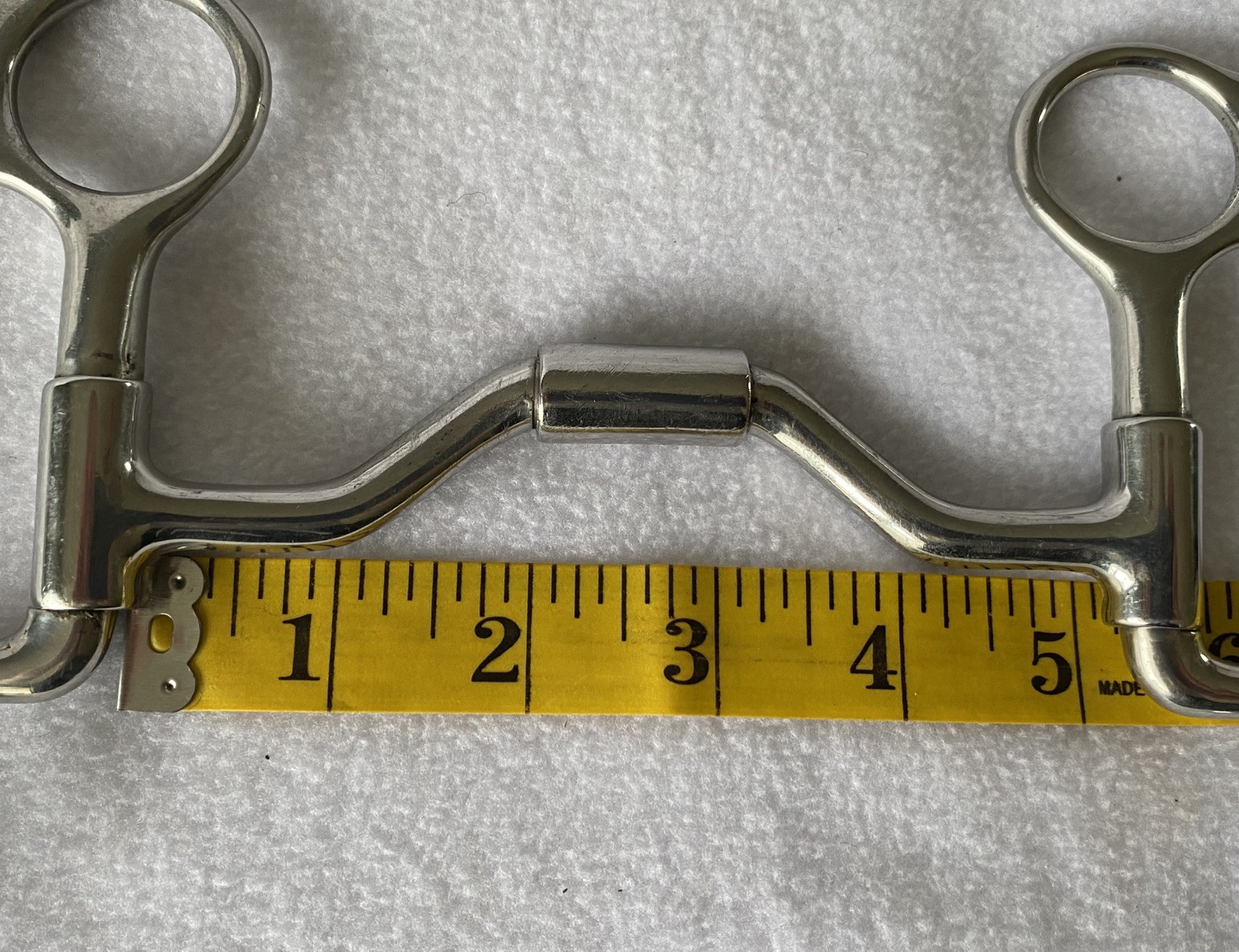 QUALITY Myler STYLE 5" Medium Wide Ported Barrel Mouth S Shank BIT~SHOW~TRAINING